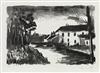 MAURICE DE VLAMINCK Two lithographs.